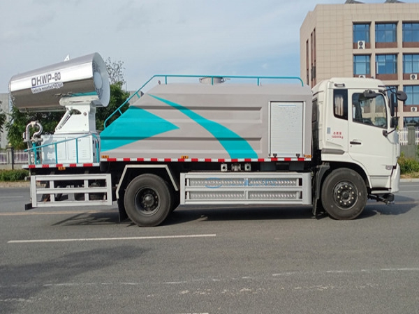 东风天锦10方纯电动多功能抑尘车